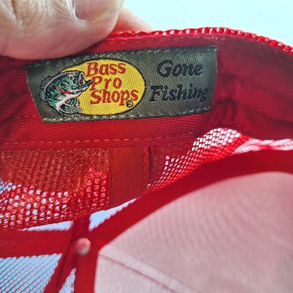 Bass Pro Shops Mesh Hat Cap Adjustable Snapback Trucker Ole Miss Rebels Patch - Picture 7 of 7